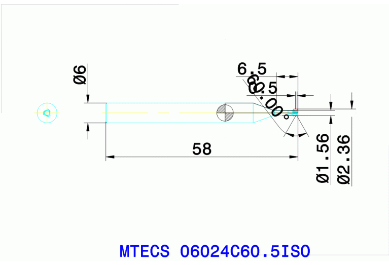 MTECS 06024C6 0.5ISO IN2005