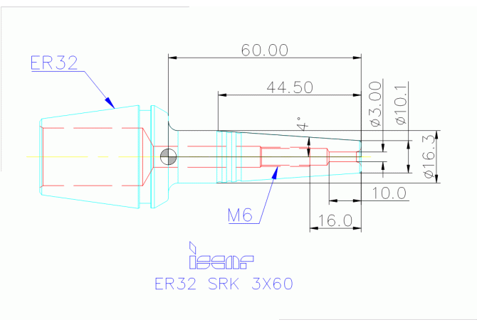 ER32 SRK 3X60