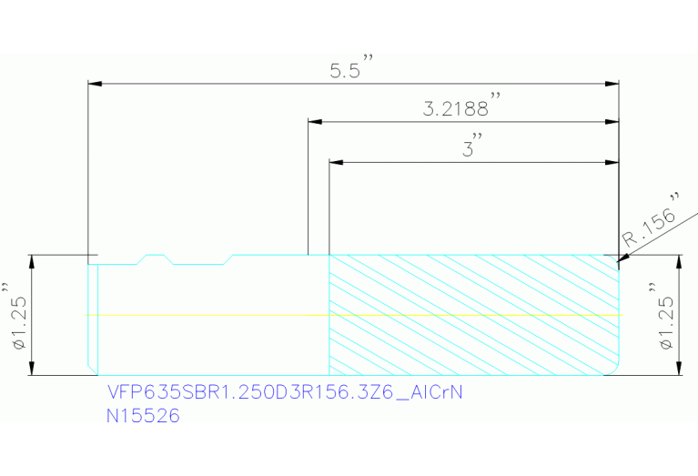 VFP635SBR1.250D3R156.3Z6 ALCRN