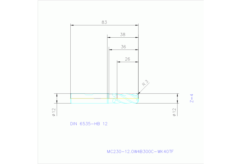 MC230-12.0W4B300C-WK40TF