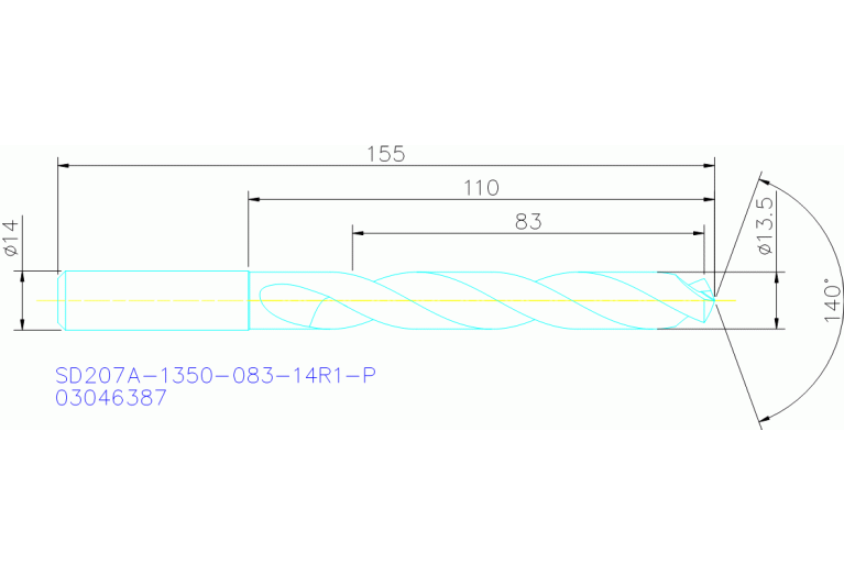 SD207A-1350-083-14R1-P