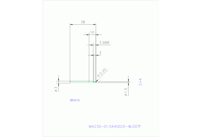 MA230-01.5A4S025-WJ30TF