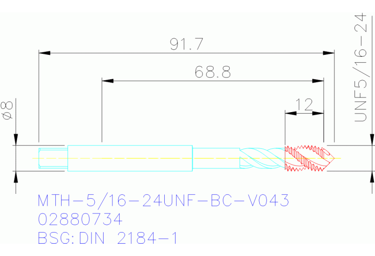 MTH-5/16-24UNF-BC-V043
