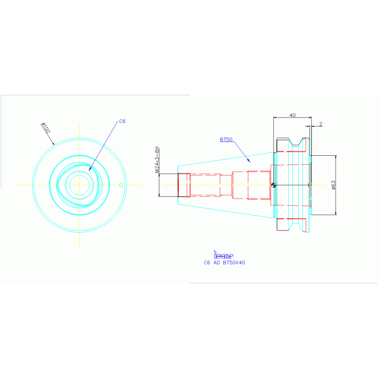 C6 AD BT50X40