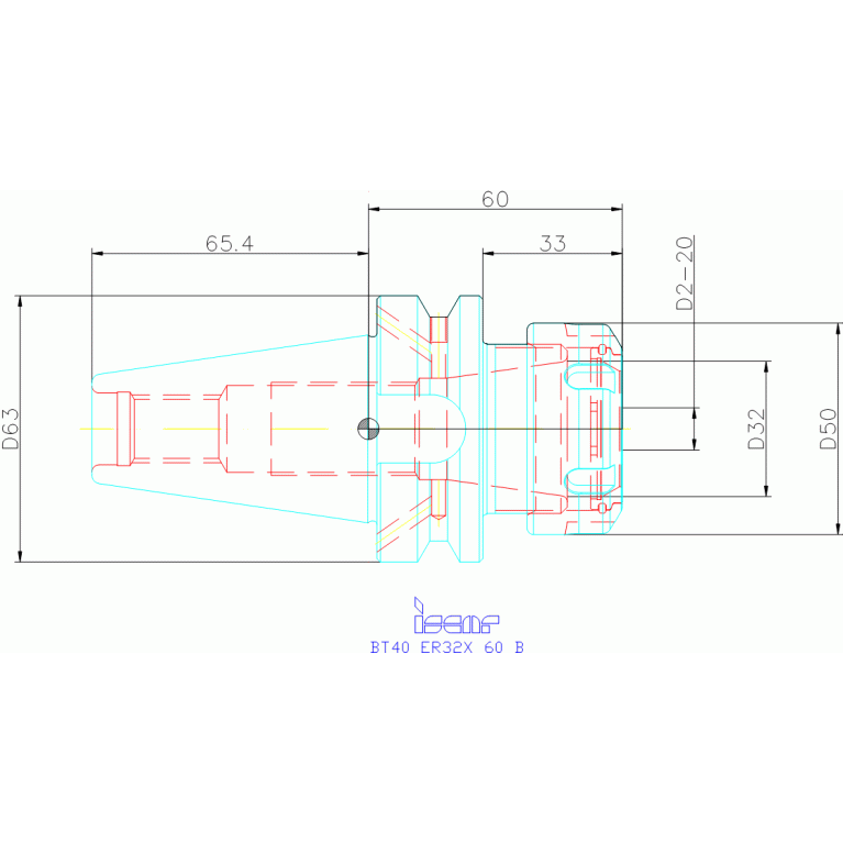 BT40 ER32X 60 B