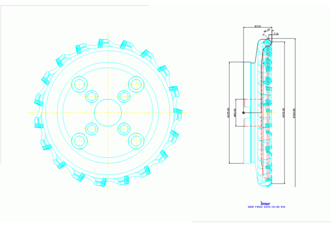 S845 F45SX D315-19-60 R16