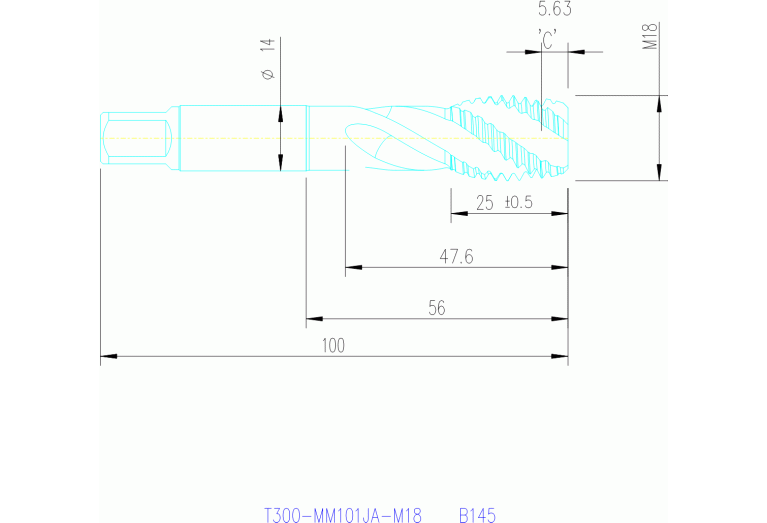 T300-MM101JA-M18 B145