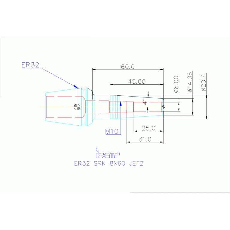 ER32 SRK 8X60 JET2