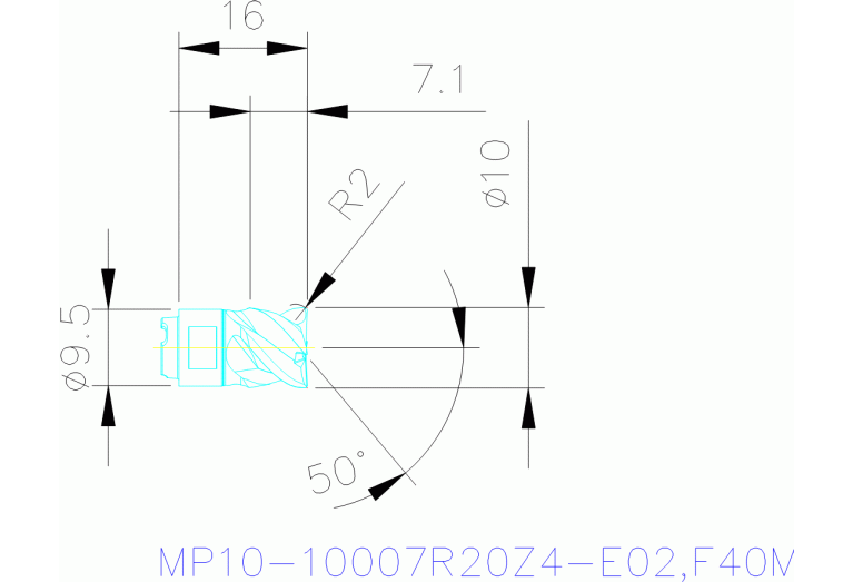 MP10-10007R20Z4-E02 F40M