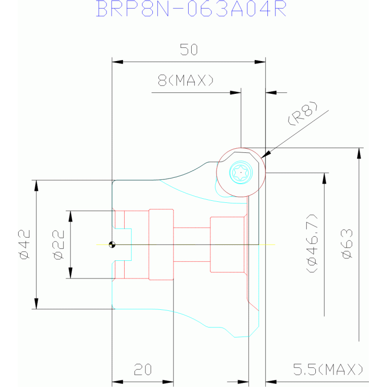 BRP8N-063A04R