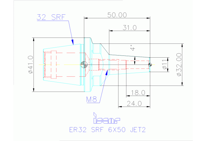 ER32 SRF 6X50 JET2