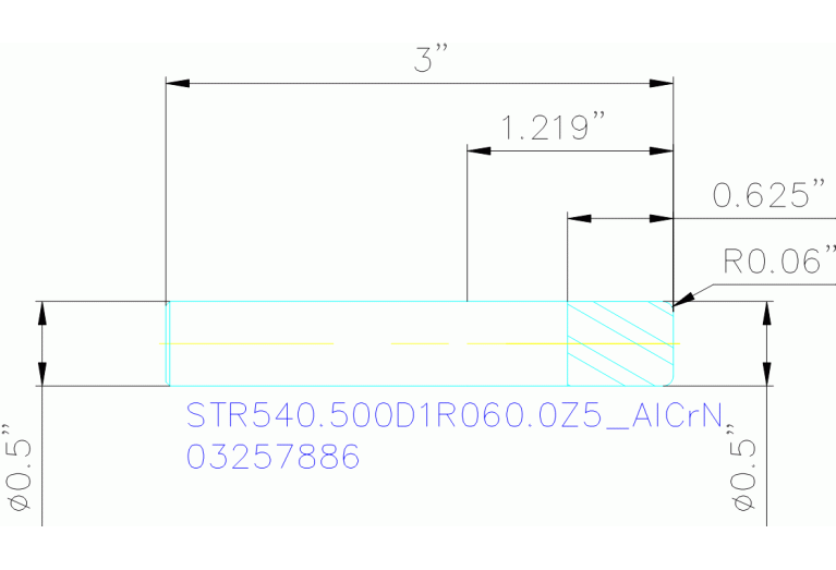 STR540.500D1R060.0Z5 ALCRN