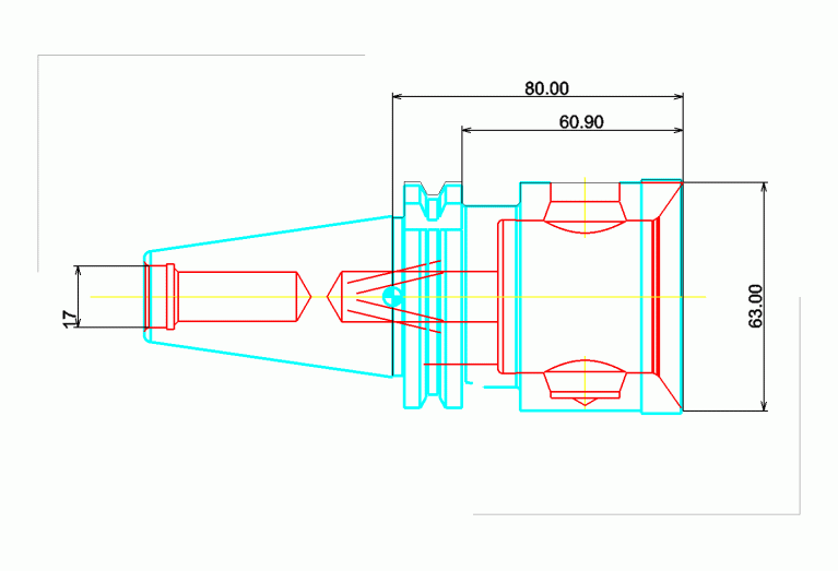 DIN69871-B40MHD63.80