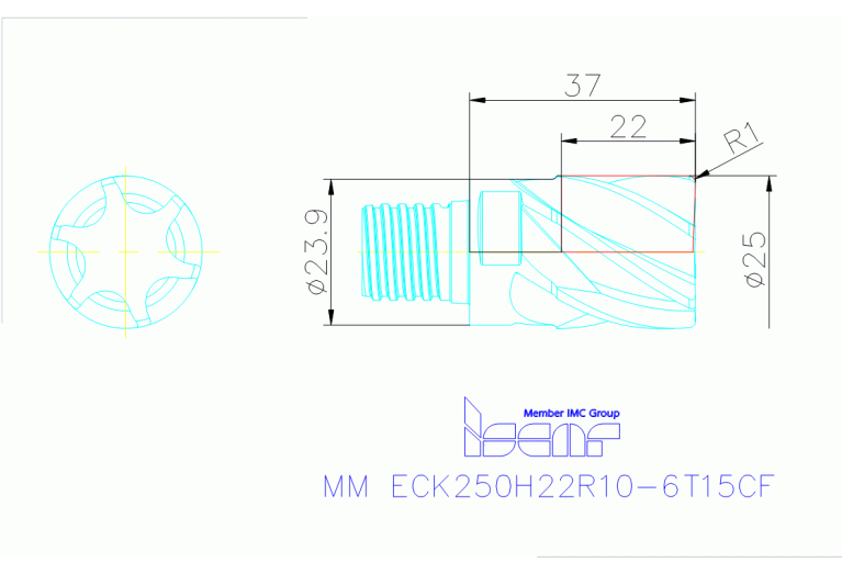 MM ECK250H22R10-6T15CF IC908