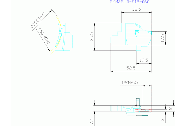 GYM25LD-F12-060
