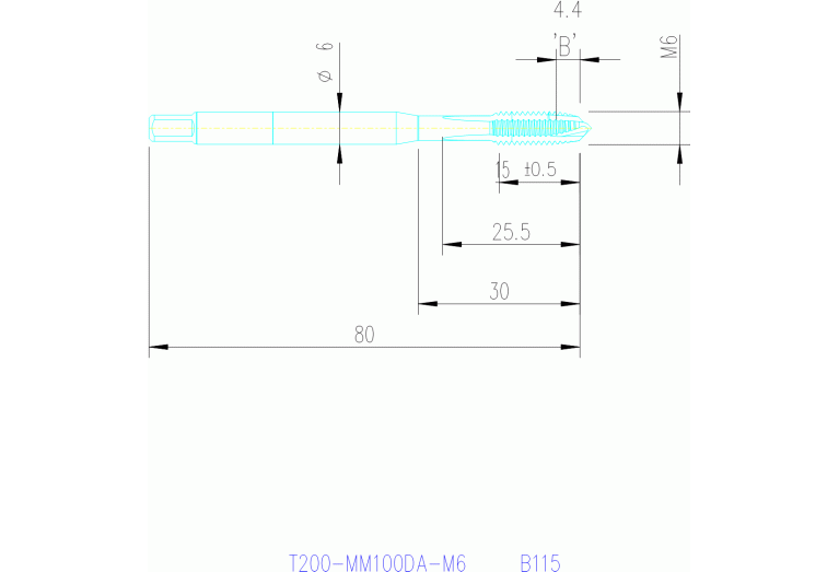 T200-MM100DA-M6 B115