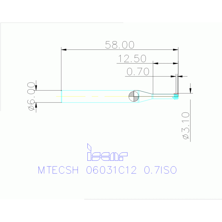 MTECSH 06031C12 0.7ISO IC903