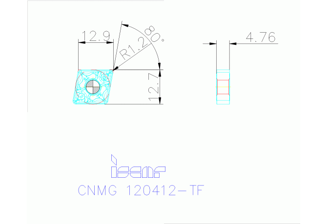 CNMG 120412-TF IC8150