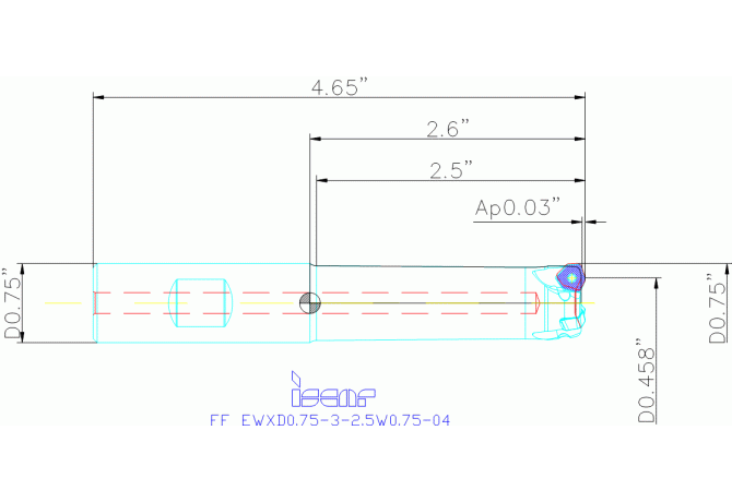 FF EWXD0.75-3-2.5W0.75-04