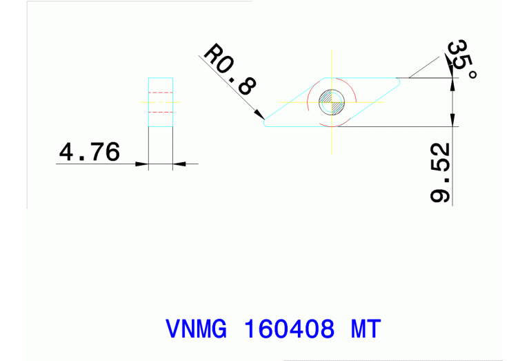 VNMG 160408 MT TT7025