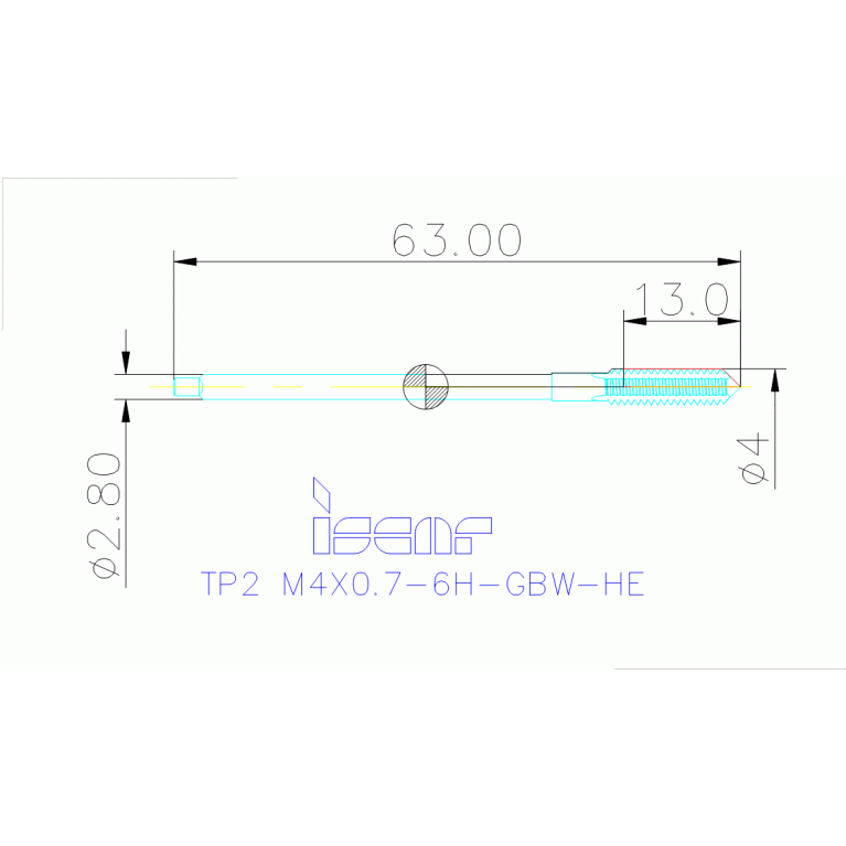 TP2 M4X0.7-6H-GBW-HE