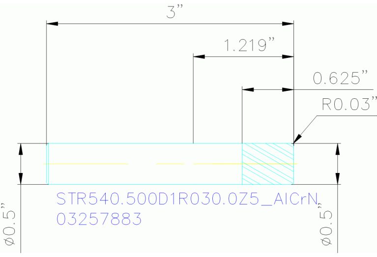 STR540.500D1R030.0Z5 ALCRN