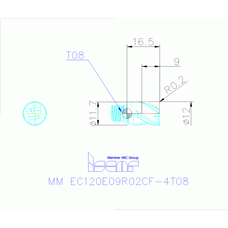 MM EC120E09R02CF-4T08 IC908