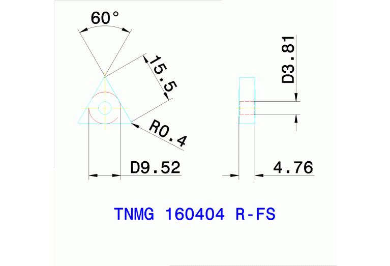 TNMG 160404 R-FS CT3000
