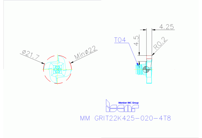 MM GRIT22K425-020-4T8 IC908