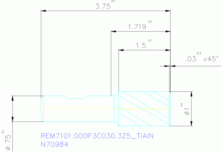 REM7101.000P3C030.3Z5 TIALN