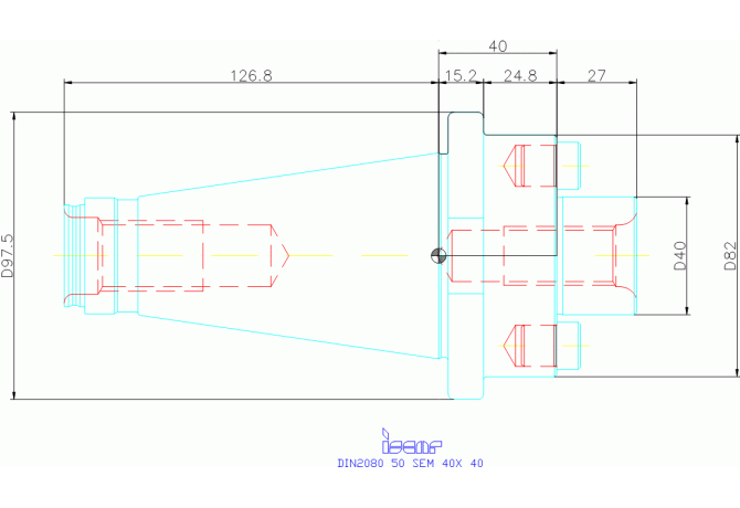 DIN2080 50 SEM 40X 40