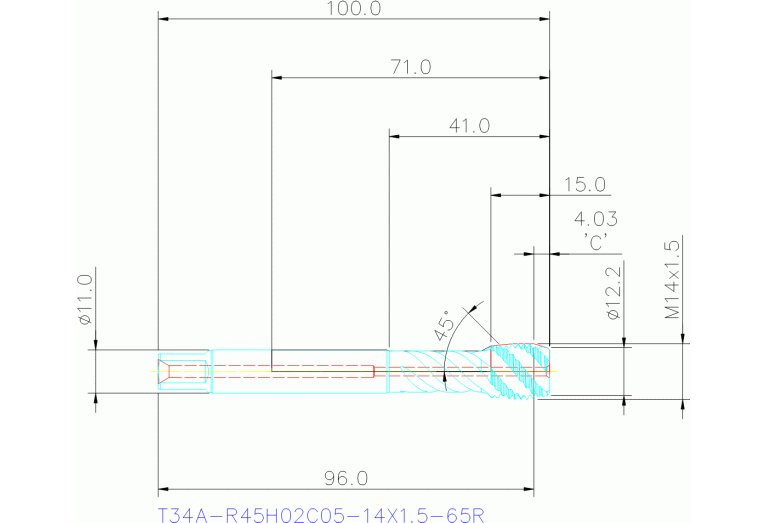 T34A-R45H02C05-14X1.5-65R