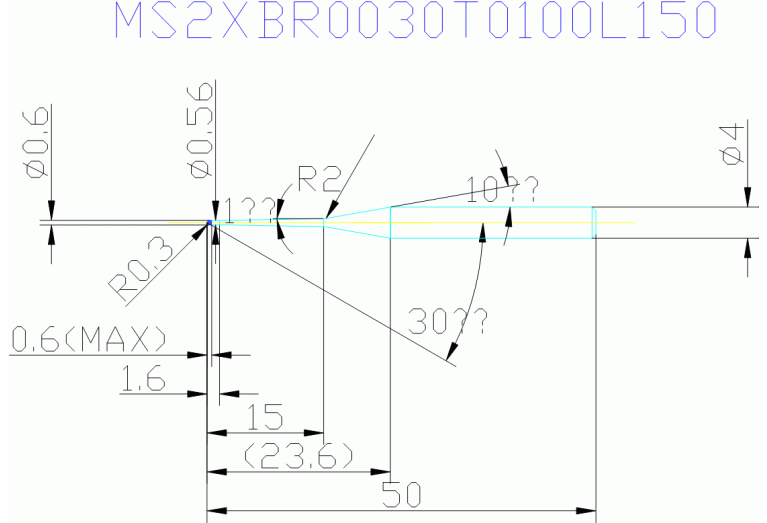MS2XBR0030T0100L150
