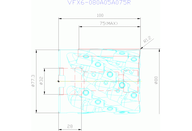 VFX6-080A05A075R