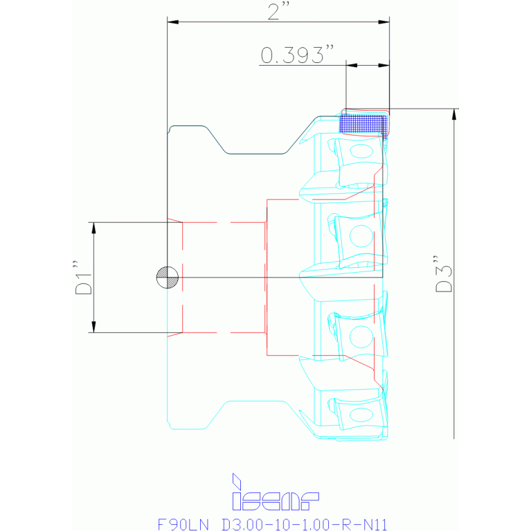 F90LN D3.00-10-1.00-R-N11