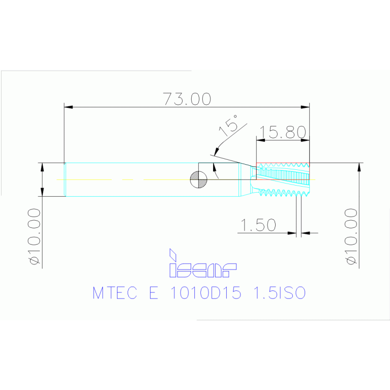 MTEC E 1010D15 1.5ISO IC908