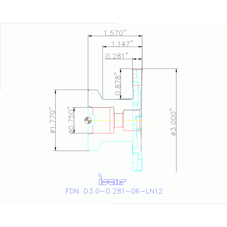 FDN D3.0-0.281-06-LN12