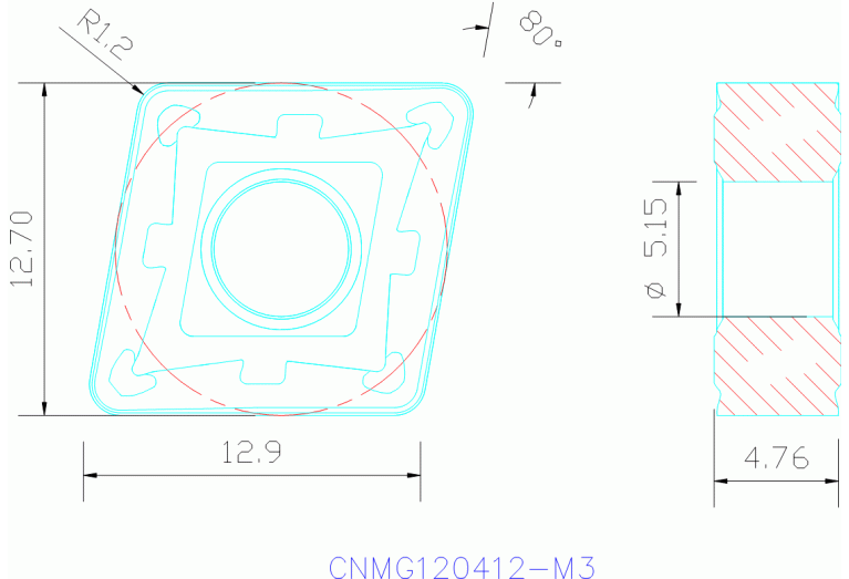 CNMG120412-M3 TP0500