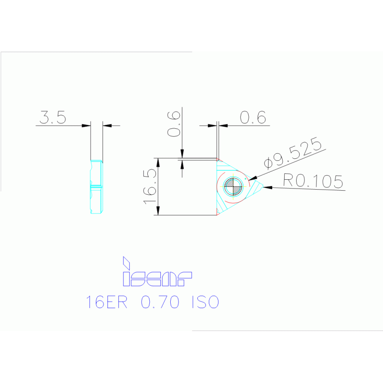 16ER 0.70 ISO IC250