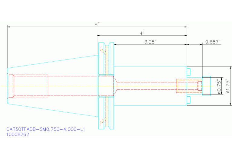 CAT50TFADB-SM0.750-4.000-L1