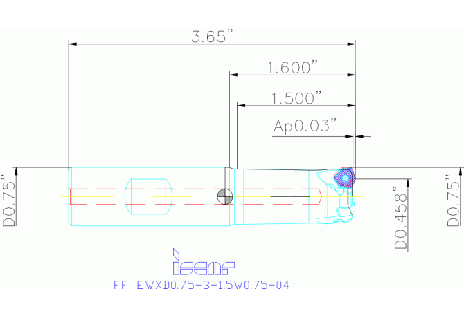 FF EWXD0.75-3-1.5W0.75-04