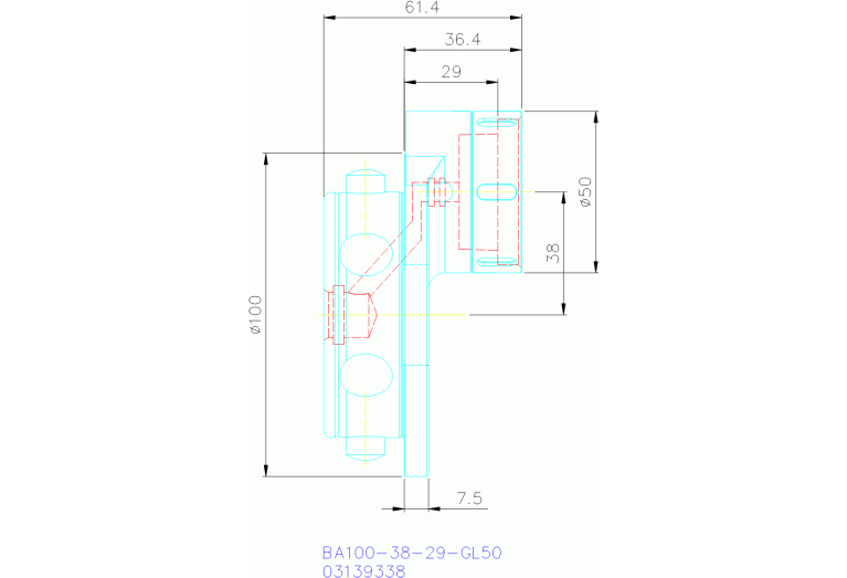 BA100-38-29-GL50