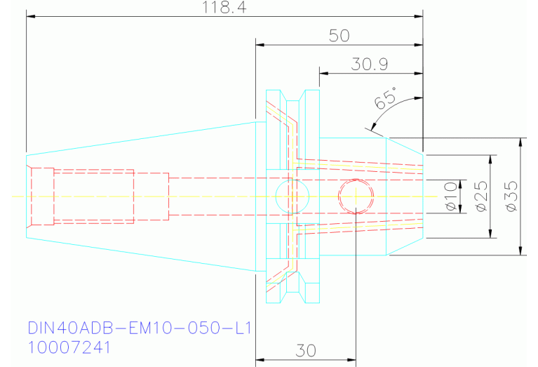 DIN40ADB-EM10-050-L1