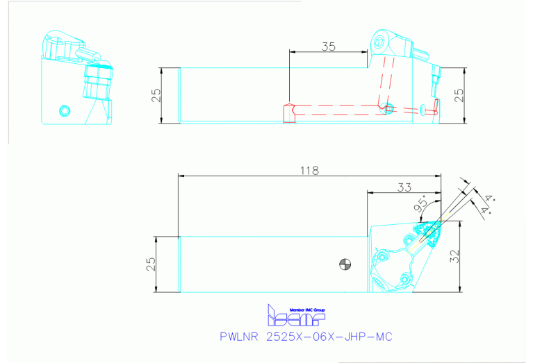 PWLNR 2525X-06X-JHP-MC