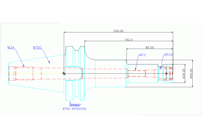 BT50 ER20X200