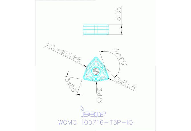 WOMG 100716-T3P-IQ IC8250