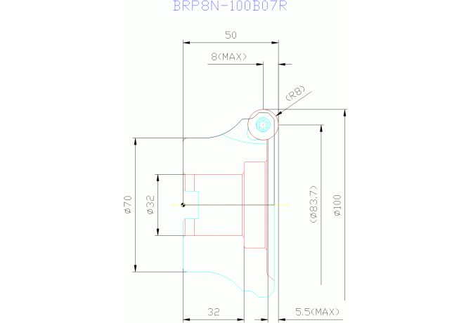 BRP8N-100B07R