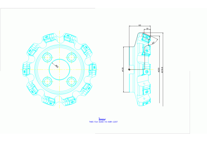 T465 FLN D200-10-60R-22ST