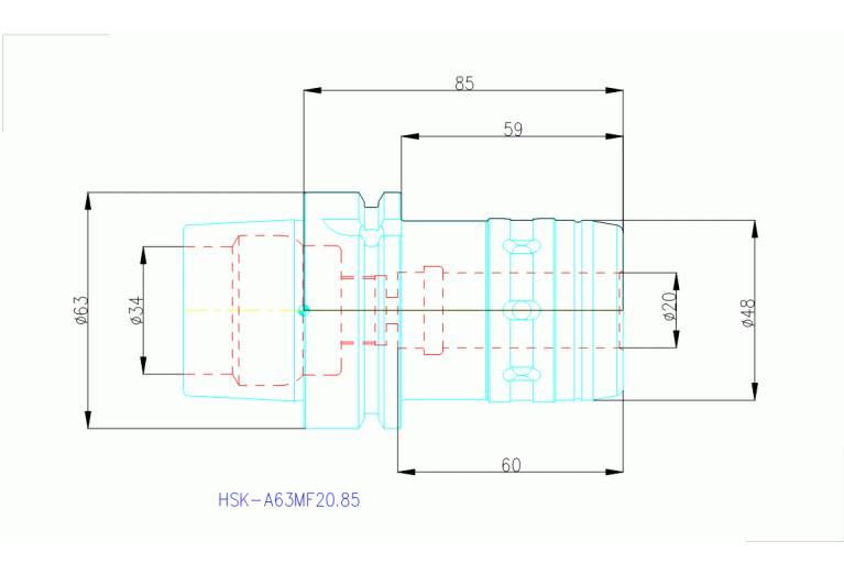 HSK-A63 MF20.85