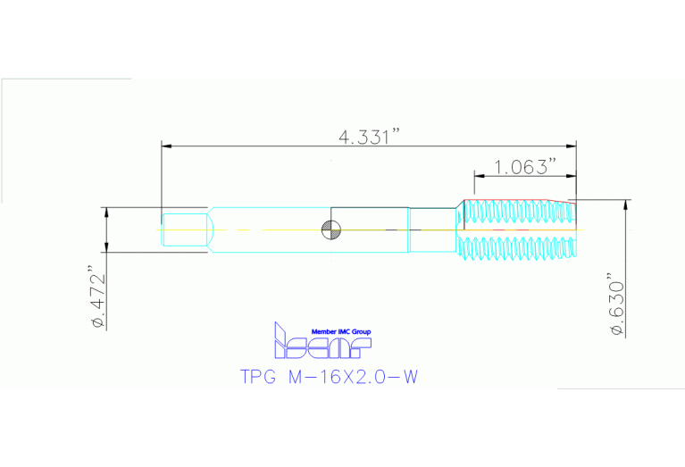 TPG M-16X2.0-W HE